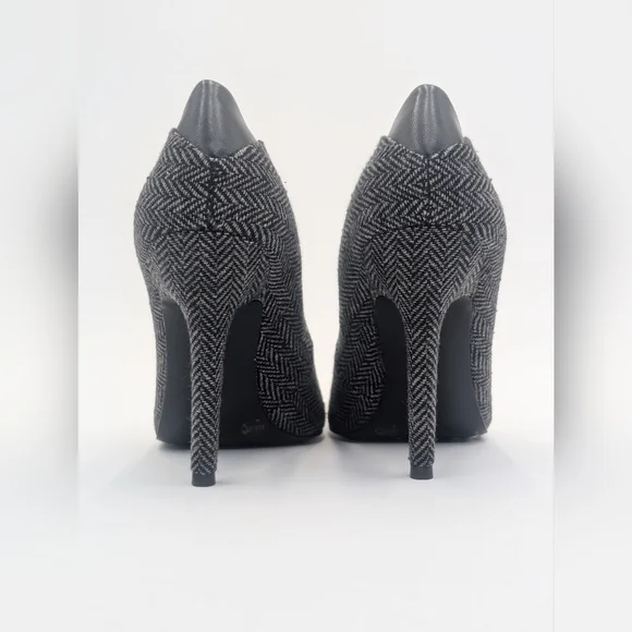 BCBGeneration Duboise Size 6.5 Stilleto Pointed Toe Fabric With Leather Accents - Picture 13 of 17